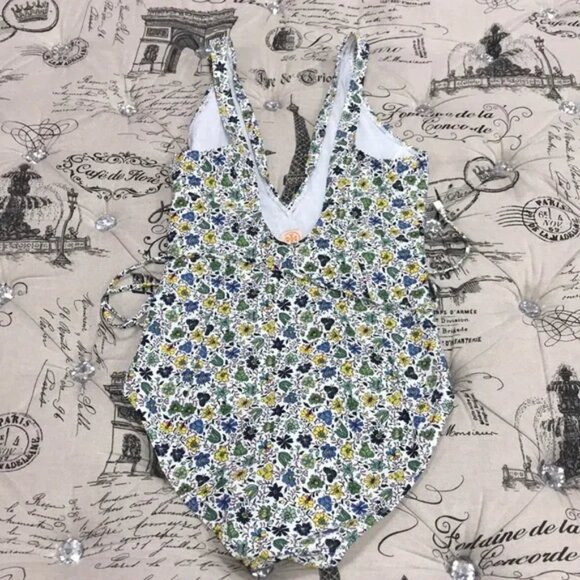 TORY BURCH Print Smocked One-piece Swimsuit - Picture 7 of 10